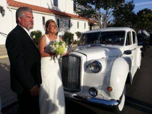 Riverside vintage party car rentals